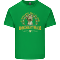A Yorkshire Terrier Dog Kids T-Shirt Childrens Irish Green