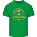 A Yorkshire Terrier Dog Kids T-Shirt Childrens Irish Green