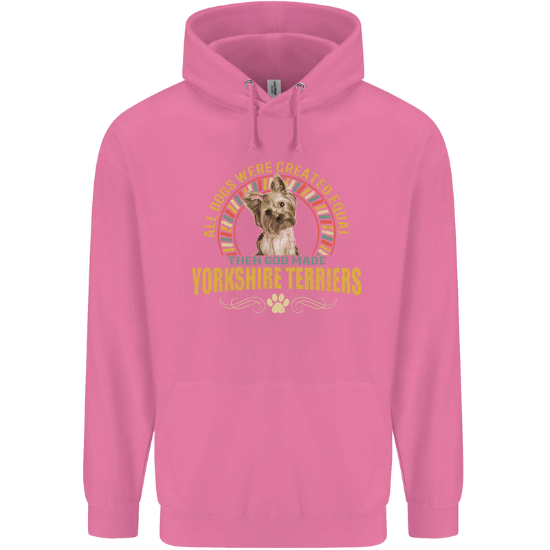 A Yorkshire Terrier Dog Mens 80% Cotton Hoodie Azelea