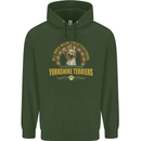 A Yorkshire Terrier Dog Mens 80% Cotton Hoodie Forest Green
