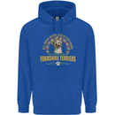 A Yorkshire Terrier Dog Mens 80% Cotton Hoodie Royal Blue