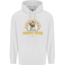 A Yorkshire Terrier Dog Mens 80% Cotton Hoodie White