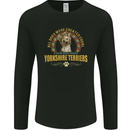 A Yorkshire Terrier Dog Mens Long Sleeve T-Shirt Black