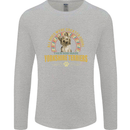 A Yorkshire Terrier Dog Mens Long Sleeve T-Shirt Sports Grey