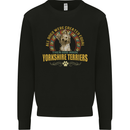 A Yorkshire Terrier Dog Mens Sweatshirt Jumper Black