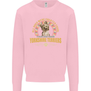 A Yorkshire Terrier Dog Mens Sweatshirt Jumper Light Pink