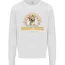 A Yorkshire Terrier Dog Mens Sweatshirt Jumper White