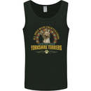 A Yorkshire Terrier Dog Mens Vest Tank Top Black