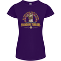 A Yorkshire Terrier Dog Womens Petite Cut T-Shirt Purple