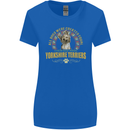 A Yorkshire Terrier Dog Womens Wider Cut T-Shirt Royal Blue