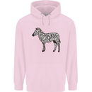 A Zebra Childrens Kids Hoodie Light Pink