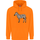A Zebra Childrens Kids Hoodie Orange