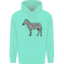 A Zebra Childrens Kids Hoodie Peppermint