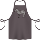 A Zebra Cotton Apron 100% Organic Dark Grey