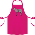 A Zebra Cotton Apron 100% Organic Pink