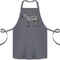 A Zebra Cotton Apron 100% Organic Steel