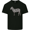 A Zebra Kids T-Shirt Childrens Black