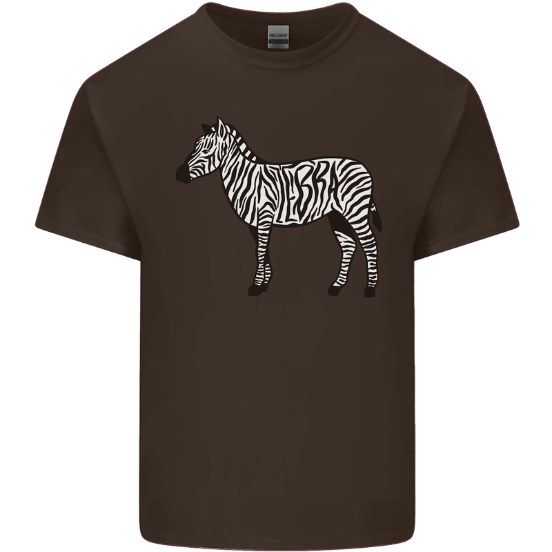A Zebra Kids T-Shirt Childrens Chocolate