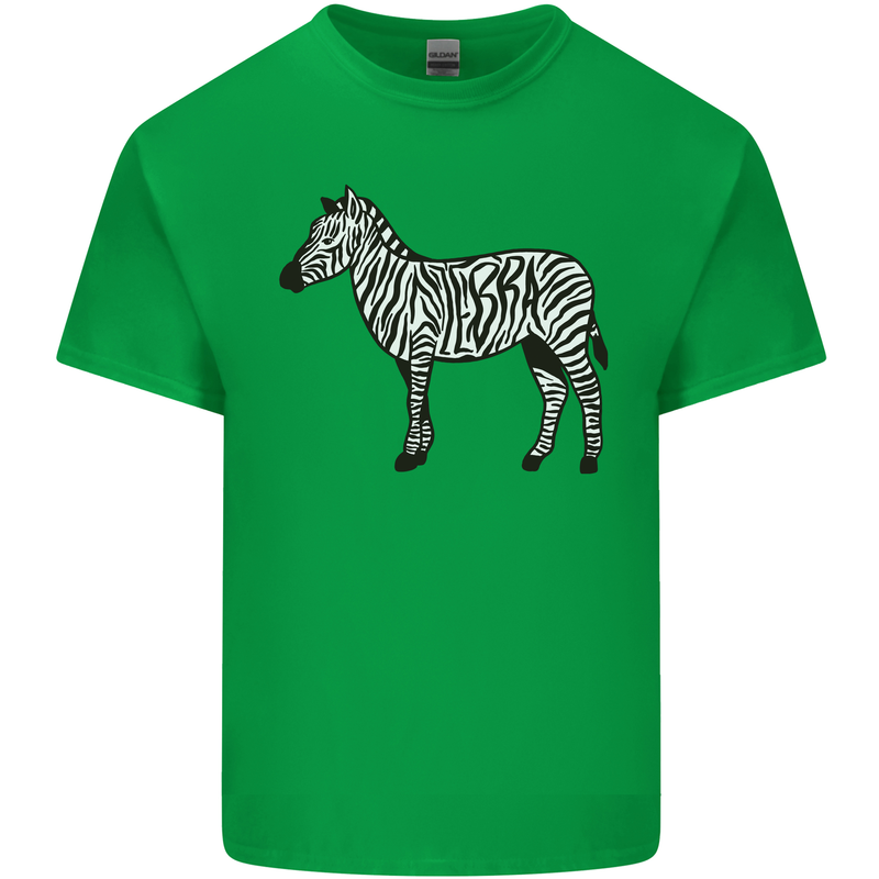 A Zebra Kids T-Shirt Childrens Irish Green