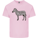 A Zebra Kids T-Shirt Childrens Light Pink