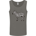 A Zebra Mens Vest Tank Top Charcoal