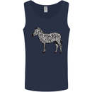 A Zebra Mens Vest Tank Top Navy Blue
