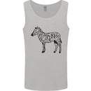 A Zebra Mens Vest Tank Top Sports Grey