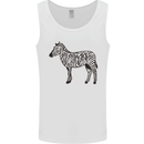 A Zebra Mens Vest Tank Top White