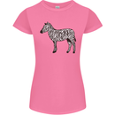 A Zebra Womens Petite Cut T-Shirt Azalea
