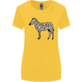 A Zebra Womens Wider Cut T-Shirt Yellow