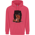 A Zombie Teddy Bear Halloween Childrens Kids Hoodie Heliconia
