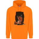 A Zombie Teddy Bear Halloween Childrens Kids Hoodie Orange