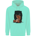 A Zombie Teddy Bear Halloween Childrens Kids Hoodie Peppermint