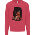 A Zombie Teddy Bear Halloween Kids Sweatshirt Jumper Heliconia