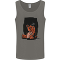 A Zombie Teddy Bear Halloween Mens Vest Tank Top Charcoal