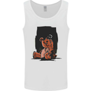A Zombie Teddy Bear Halloween Mens Vest Tank Top White
