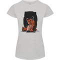 A Zombie Teddy Bear Halloween Womens Petite Cut T-Shirt Sports Grey