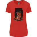 A Zombie Teddy Bear Halloween Womens Wider Cut T-Shirt Red