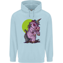 A Zombie Unicorn Funny Halloween Horror Childrens Kids Hoodie Light Blue