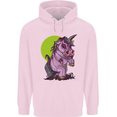 A Zombie Unicorn Funny Halloween Horror Childrens Kids Hoodie Light Pink