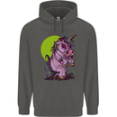 A Zombie Unicorn Funny Halloween Horror Childrens Kids Hoodie Storm Grey