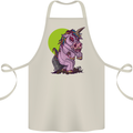 A Zombie Unicorn Funny Halloween Horror Cotton Apron 100% Organic Natural