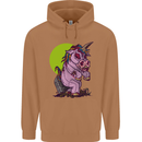 A Zombie Unicorn Funny Halloween Horror Mens 80% Cotton Hoodie Caramel Latte