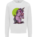 A Zombie Unicorn Funny Halloween Horror Mens Sweatshirt Jumper White
