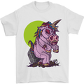 A Zombie Unicorn Funny Halloween Horror Mens T-Shirt Cotton Gildan White