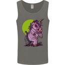 A Zombie Unicorn Funny Halloween Horror Mens Vest Tank Top Charcoal