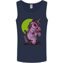 A Zombie Unicorn Funny Halloween Horror Mens Vest Tank Top Navy Blue