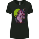 A Zombie Unicorn Funny Halloween Horror Womens Wider Cut T-Shirt Black