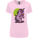 A Zombie Unicorn Funny Halloween Horror Womens Wider Cut T-Shirt Light Pink