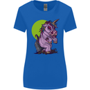 A Zombie Unicorn Funny Halloween Horror Womens Wider Cut T-Shirt Royal Blue